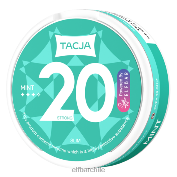 Bolsa de nicotina elfbar tacja - menta - 1 paquete - 20 mg/g original DS2DF233