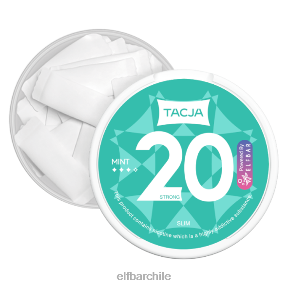 Bolsa de nicotina elfbar tacja - menta - 1 paquete - 20 mg/g original DS2DF233