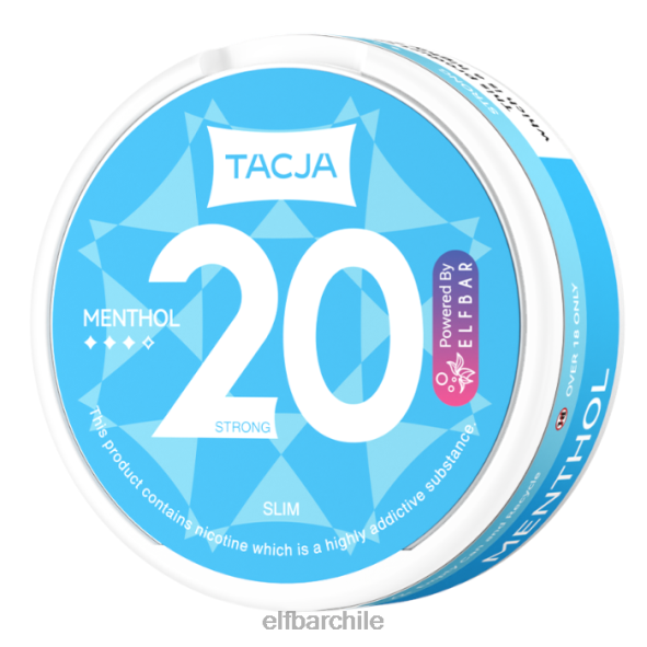 Bolsa de nicotina elfbar tacja - mentol - 1 paquete - 12 mg/g original DS2DF221