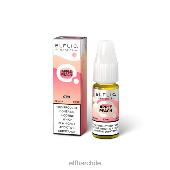 elfbar elfliq sales nic de manzana y melocotón - 20ml-20 mg/ml original DS2DF220