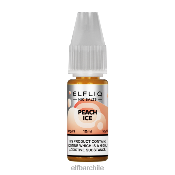 elfbar elfliq sales nic - hielo de melocotón - 10ml-20 mg/ml original DS2DF186