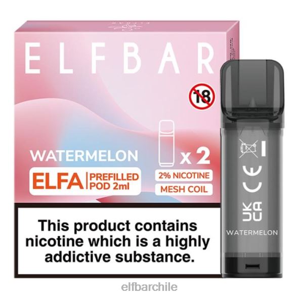 cápsula precargada elfbar elfa - 2 ml - 20 mg (paquete de 2) cola de cereza DS2DF113