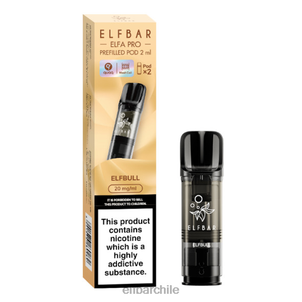 elfbar elfa pro cápsulas precargadas - 20 mg - paquete de 2 elfo turbo DS2DF101