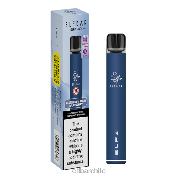 kit elfbar elfa pro pod - recargable Púrpura Crepúsculo + cápsula precargada azul loco DS2DF74