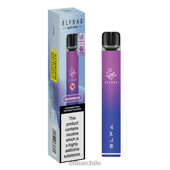 kit elfbar elfa pro pod - recargable aurora purple + vaina precargada de sandía DS2DF67