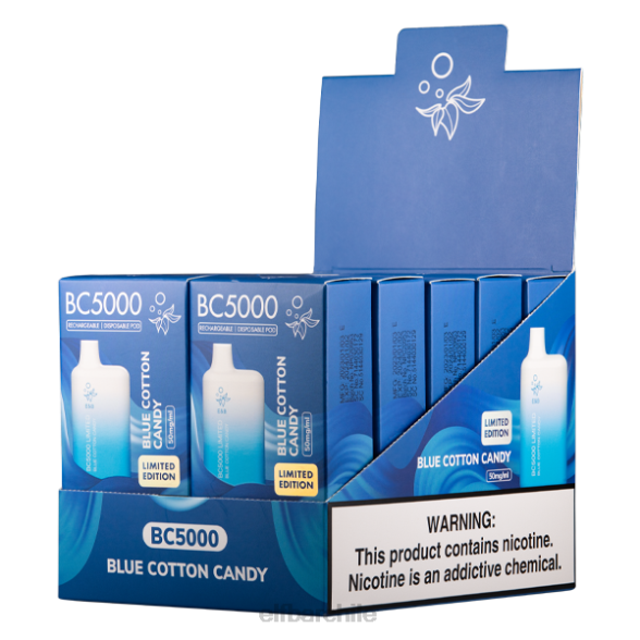 ELFBAR Algodón de azúcar azul bc5000 consumidor - 50 mg - individual DF54650