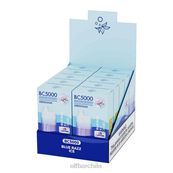 ELFBAR blue razz ice bc5000 consumidor - individual - 40 mg DF54610