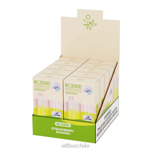 ELFBAR fresa plátano bc5000 consumidor - individual - 50 mg DF54641
