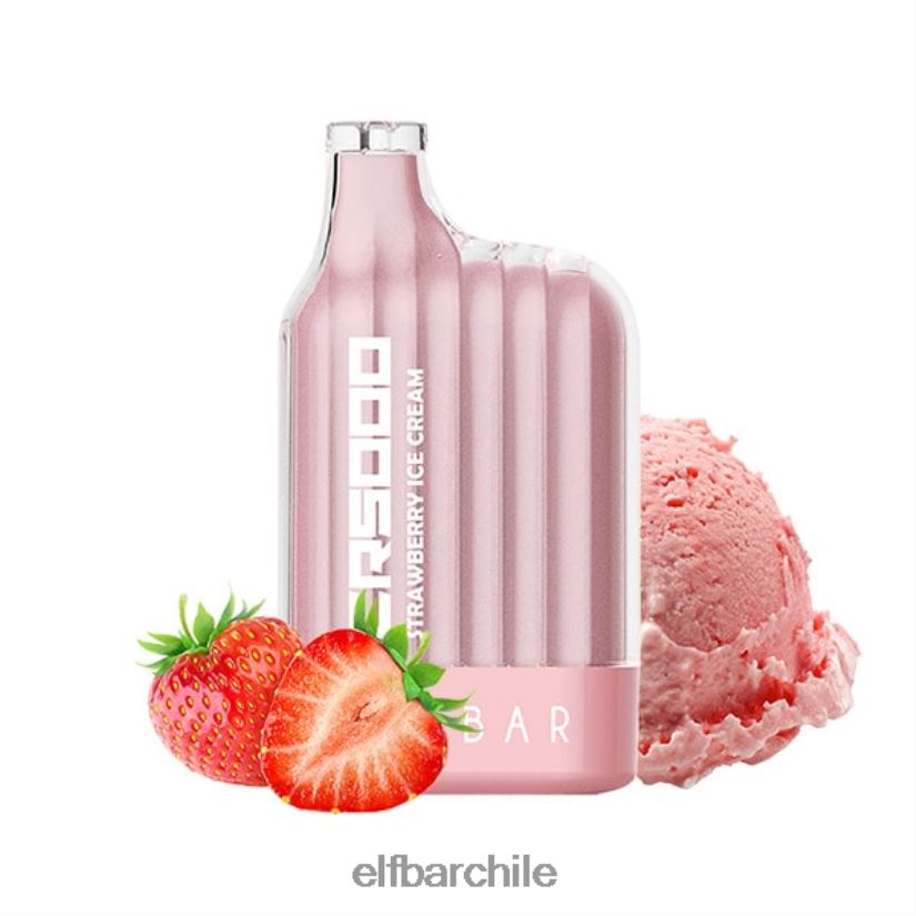 ELFBAR Serie de hielo vape cr5000 desechable de mejor sabor helado de fresa L8440423