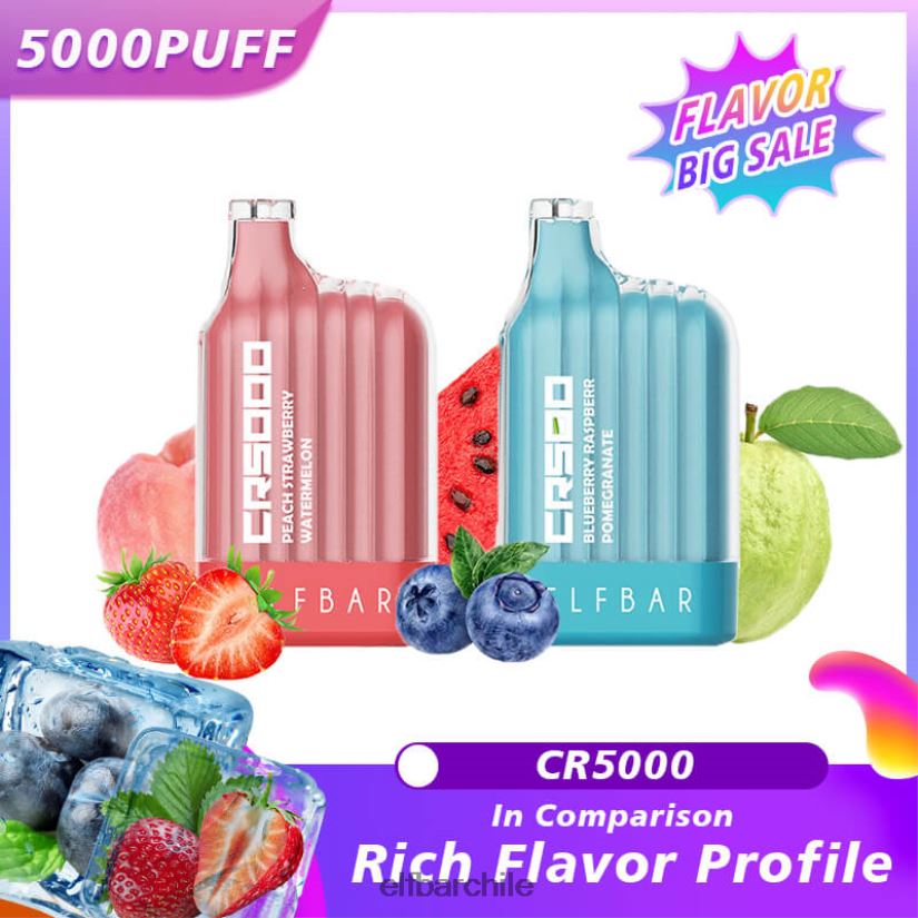 ELFBAR Venta grande disponible del vape cr5000 del mejor sabor helado de fresa L8440418