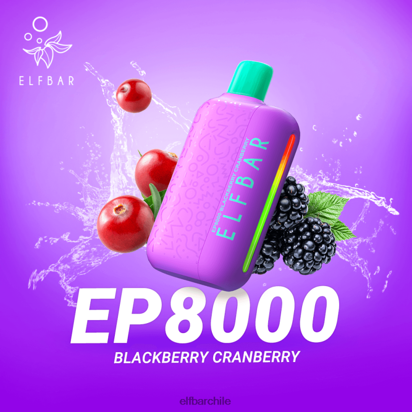 ELFBAR vape desechable nuevos soplos ep8000 arándano mora L8440467