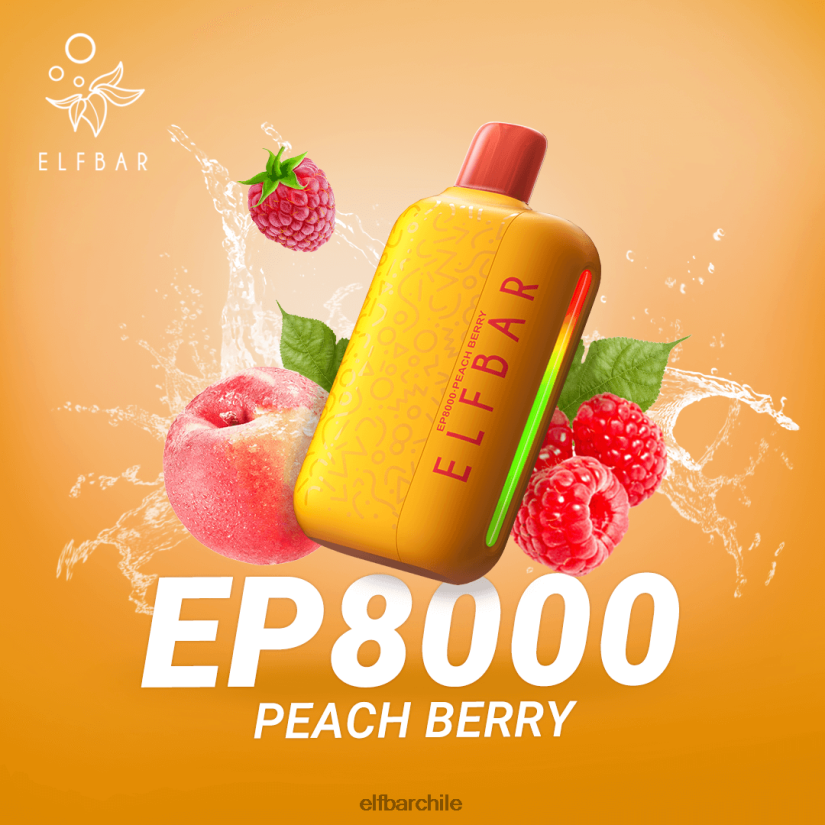 ELFBAR vape desechable nuevos soplos ep8000 baya de durazno L8440464