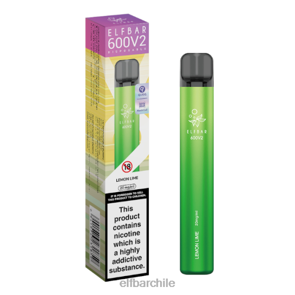 Vaporizador desechable elfbar 600v2 - 20 mg Lima Limon DS2DF15
