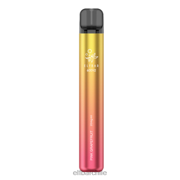 Vaporizador desechable elfbar 600v2 - 20 mg Toronja rosa DS2DF19