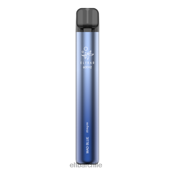 Vaporizador desechable elfbar 600v2 - 20 mg azul loco DS2DF20