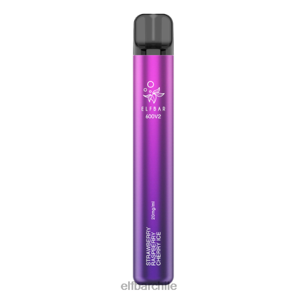 Vaporizador desechable elfbar 600v2 - 20 mg fresa frambuesa cereza hielo DS2DF18