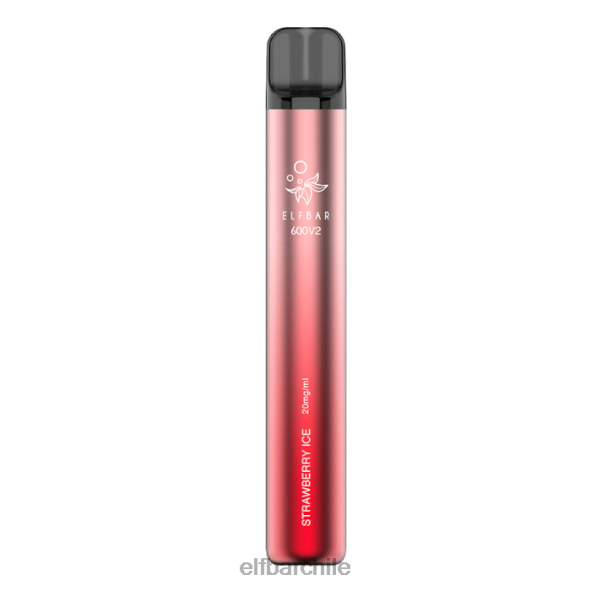 Vaporizador desechable elfbar 600v2 - 20 mg hielo de fresa DS2DF14