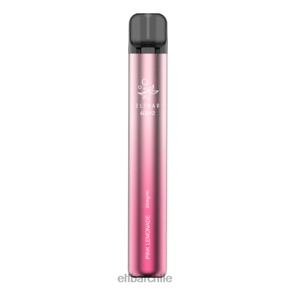Vaporizador desechable elfbar 600v2 - 20 mg limonada rosa DS2DF7