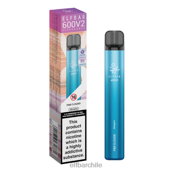 Vaporizador desechable elfbar 600v2 - 20 mg nube p&b DS2DF25