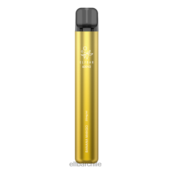 Vaporizador desechable elfbar 600v2 - 20 mg plátano mango DS2DF22
