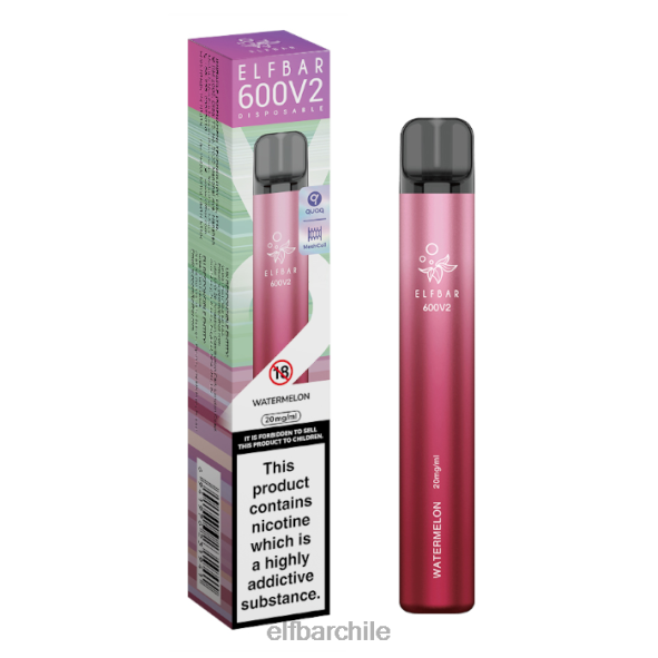 Vaporizador desechable elfbar 600v2 - 20 mg sandía DS2DF4